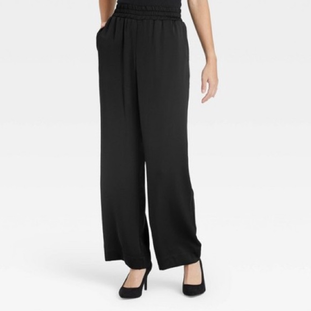 a new day high rise wide leg pull on dress pants